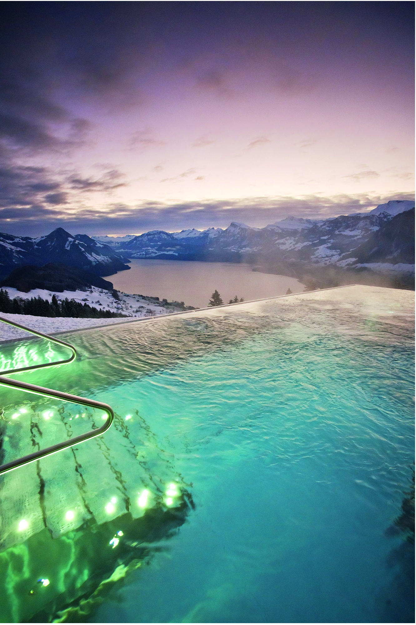 Les plus belles piscines d’hôtels à la montagne